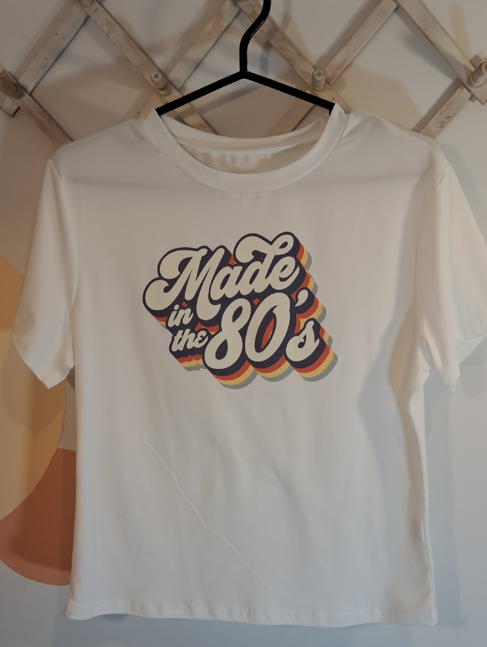 White 'Made in the 80s' Short Sleeve Tee